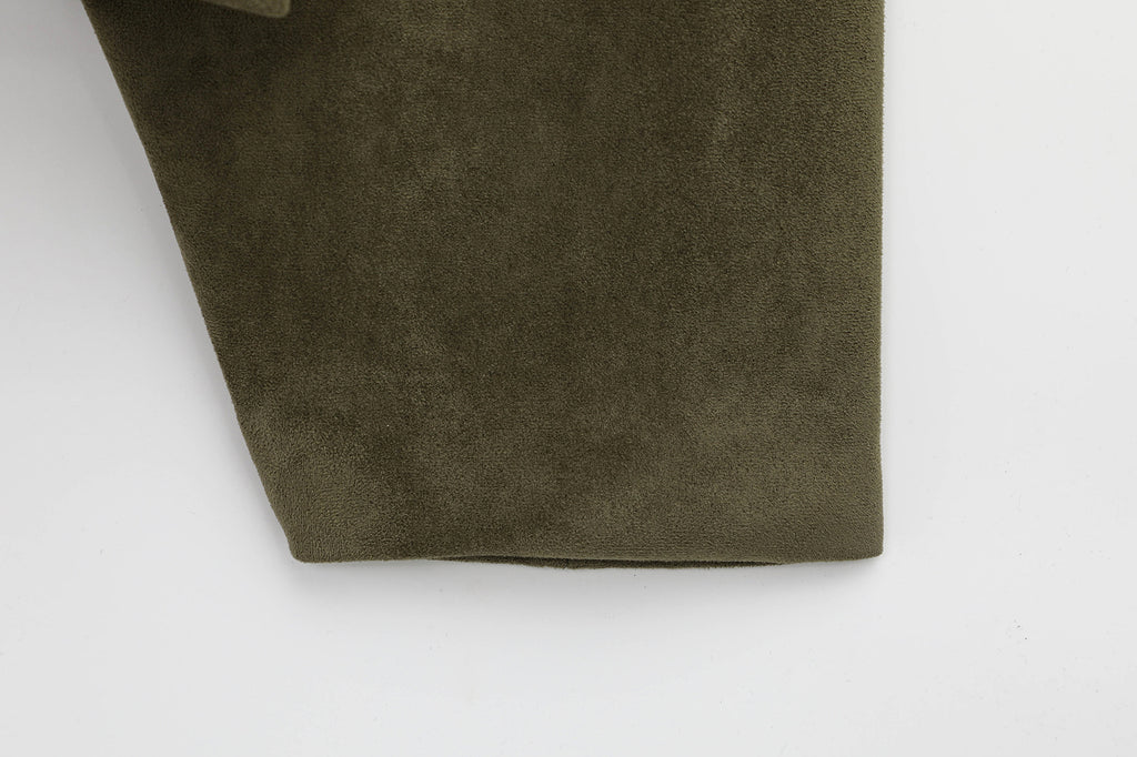 European and American Cross-Border Women's Clothing 2025 Early Spring New Fashion Suede Casual Style Versatile Casual Simple Aviator Jacket