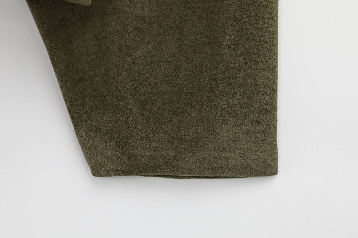 European and American Cross-Border Women's Clothing 2025 Early Spring New Fashion Suede Casual Style Versatile Casual Simple Aviator Jacket