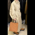 2026 Autumn High-End Stylish Minimalist Chic Lazy Style Solid Color Long Stand Collar Trench Coat for Women