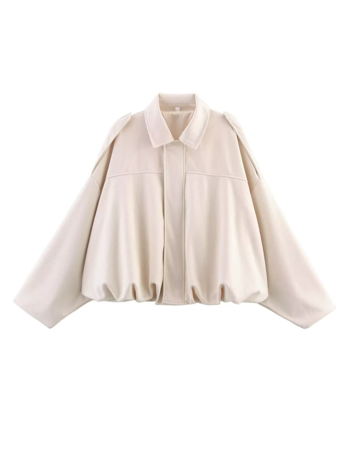 European and American Cross-Border Women's Clothing 2025 Early Spring New Fashion Suede Casual Style Versatile Casual Simple Aviator Jacket