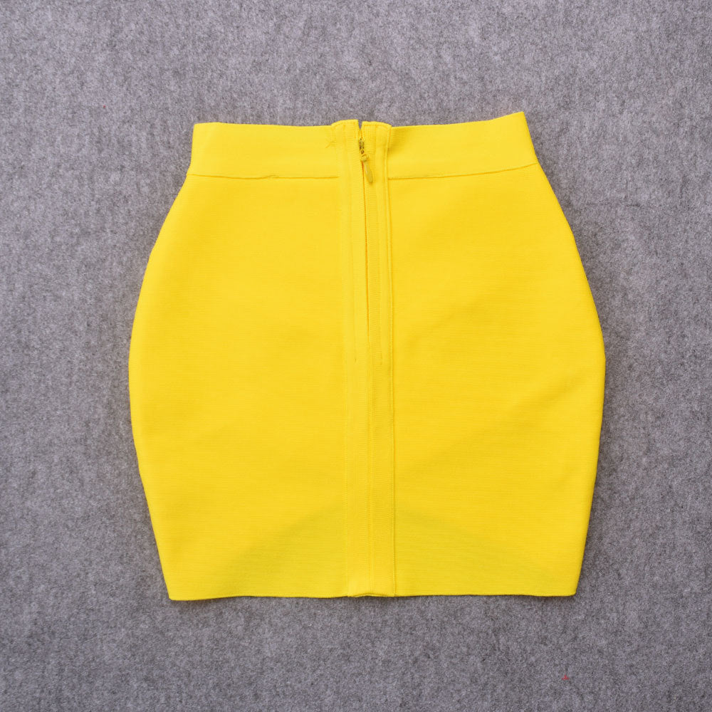 European and American Style Sexy Cross-Over Ultra-Short Skirt, High-Waisted Slit Bandage Bodycon Skirt, Nightclub Mini Skirt, Women's Clothing for Night Clubbing and Parties