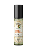 Bottle of 'Unstuff Breathe Easy' essential oils by Mindful Mixtures on a white background